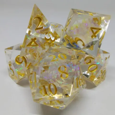 Shimmering plasma - iced gold in a bottle with screw-cap