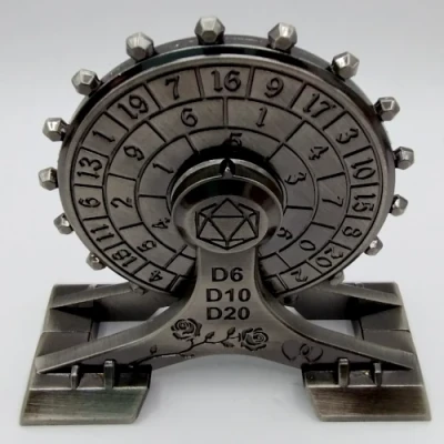 Single-handed Spinner: ancient silver in a black box