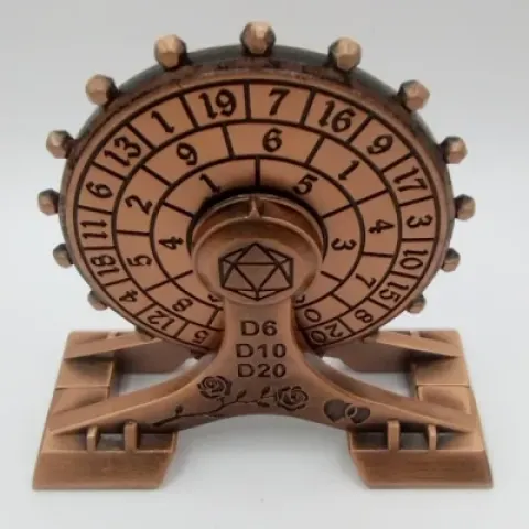 Single-handed Spinner: ancient copper in a black box