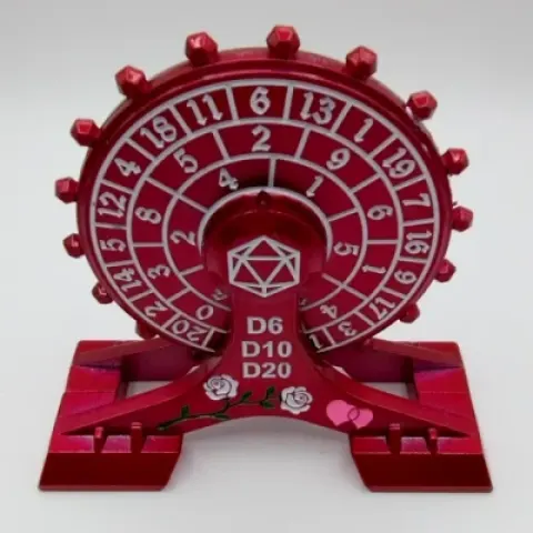 Single-handed Spinner: pink in a black box