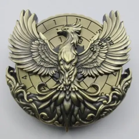 Dice spinner: the phoenix - gold