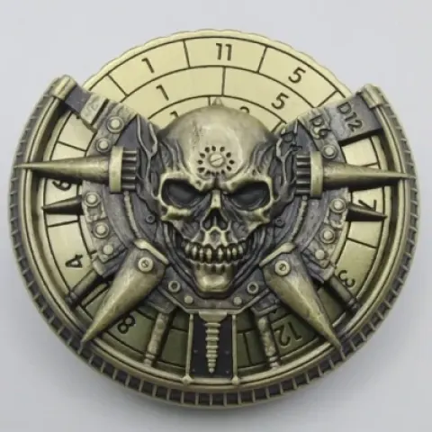 Dice spinner: golden lich