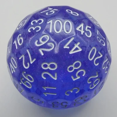d100: sprinkle of sparkles - blue
