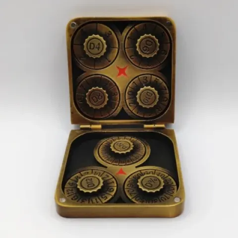 Liber Chaos: gold in leather pouch