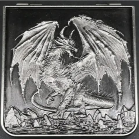 Liber Chaos: silver in a leather pouch