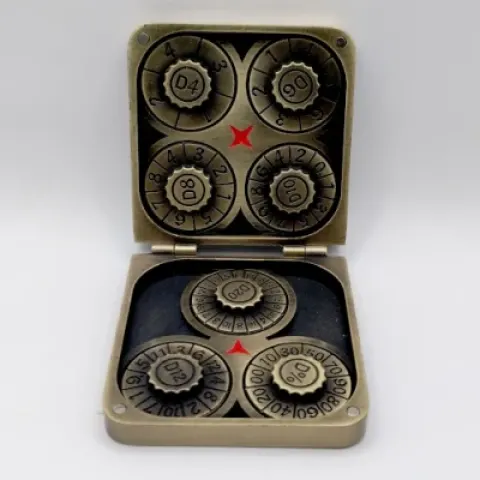 Liber Chaos: bronze in leather pouch